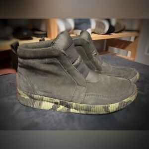 Sorel Green Suede Sneaker